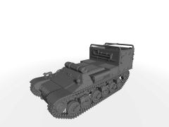 Beobachtungspanzer ​​​​​​​auf Lorrain Schlepper