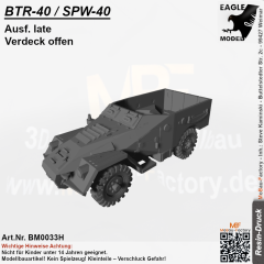 BTR-40 / SPW-40 Ausf. late Verdeck offen