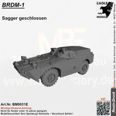 BRDM-1 Sagger geschlossen
