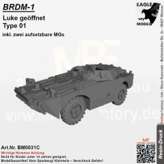 BRDM-1 inkl. zwei aufsetzbaren MGs Type 03