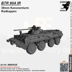 BTR-80A ​​​​​​​IR 30mm Kanonenturm Radkappen