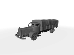 MB L6500 Pritsche mit Planen-Aufbau