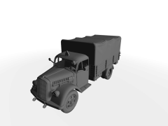 Opel Blitz 3t Pritsche mit Planen-Aufbau