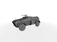 Sd. Kfz. 247 Ausf. B ​​​​​​​gepanzertes 4-Rad Führungsfahrzeug
