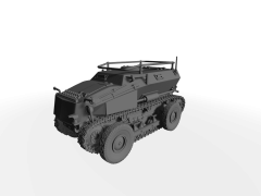 Sd.Kfz. 254 leicht gepanzerter Beobachtungswagen und Artillerieschlepper
