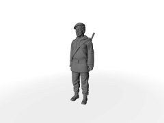 BW Soldaten "Olaf" Barett, G3 Wachsoldat - Winter