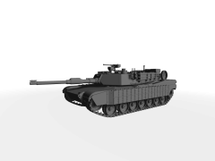 Abrams M1A2 mit TUSK Kampfpanzer ​​​​​​​mit TUSK an den Schürzen