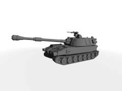 M109A3 Paladin ​​​​​​​Selbstfahrlafette mit 155mm SPG