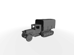 ZIS-42 Halbkettenfahrzeug ​​​​​​​Planen-Aufbau