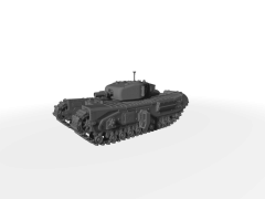 Churchill AVRE Mk. IV 290mm Petard-Mörser ​​​​​​​gepanzertes Pionier- und Sturmingenieurfahrzeug