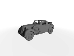 Alfa Romeo 6C 2500 Coloniale militärischer Geländewagen - Offizierswagen