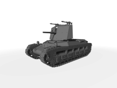 5cm KwK 38 L 42 ​​​​​​​auf Infanterie Pz. Kpfw. MK. II 748(e) “Oswald”