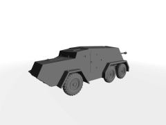 A.C.S. Thornycroft Amazon 6x4 S.P. 17-Pfünder PaK ​​​​​​​selbstfahrendes Panzerabwehrfahrzeug