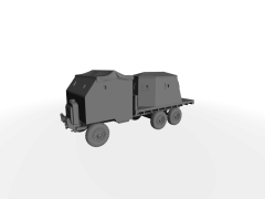 Bison Mobile Bunkerbox Type 2 ​​​​​​​improvisiertes Panzerfahrzeug