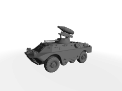 BRDM-2 amphibischer Spähpanzer ​​​​​​​mit UB32m Raketenwerfer