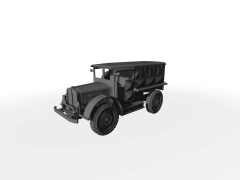Brossel TAL 4x4 ​​​​​​​Artillerie-Schlepper