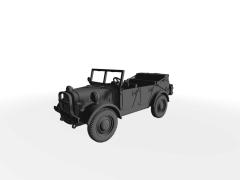 Leichter Einheits-PKW Kfz.1 Leichter geländegängiger Geländewagen Verdeck geöffnet