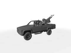 Toyota Hilux Mk.4 ​​​​​​​mit ZU-23-2 Flak