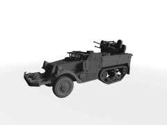 M3 "Quad 50" vier 12,7mm Browning MG (Quad 50) Halbkette