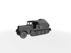 Sd. Kfz. 7/3 Feuerleitfahrzeug V2 ​​​​​​​Führungs- und Feuerleitfahrzeug der Feldraketenartillerie V2