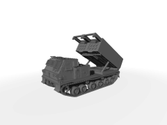 M270 MLRS mobiles, gepanzertes Artilleriesystem ​​​​​​​Aktiv-Modus