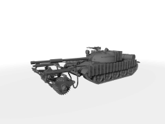 T-62 KMT-5 mittlerer Panzer ​​​​​​​mit Minenräume