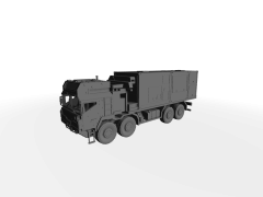 RMMV HX2 8x8 ABC Flachbett mit Ladekran ​​​​​​​TEP90 Container