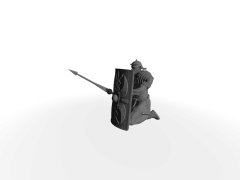 Legionär 01 mit Schild und Speer ​​​​​​​für Phalanx-Formation